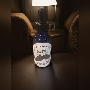 Dark Leather-Handcrafted Beard Oil